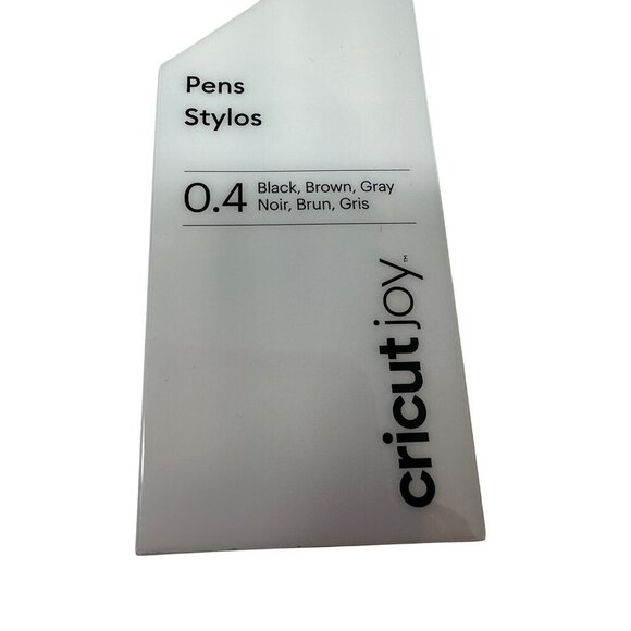 New Cricut Joy 0.4mm Pen Set Black Brown Gray 3-Pack For Joy Cutting Machines - Picture 2 of 8